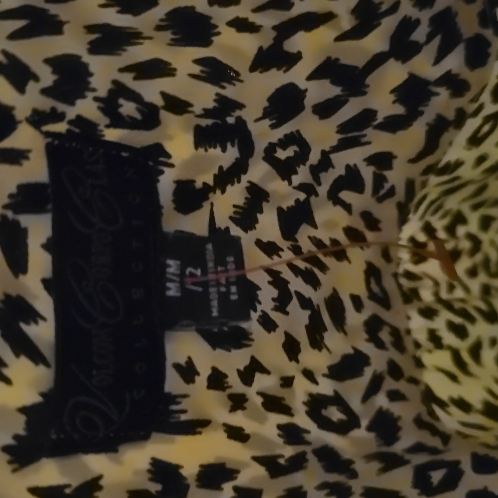 Volcom Leopard Print Button-Up Blouse - image 3